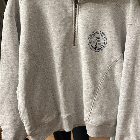 worn once - Sporty & Rich sweatshirt sz medium - Picture 5 of 8